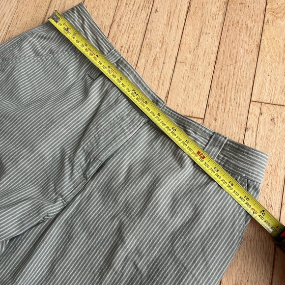 Northern Reflections pinstripe trouser pants hemmed office Y2K vintage women’s 8 - Picture 9 of 10